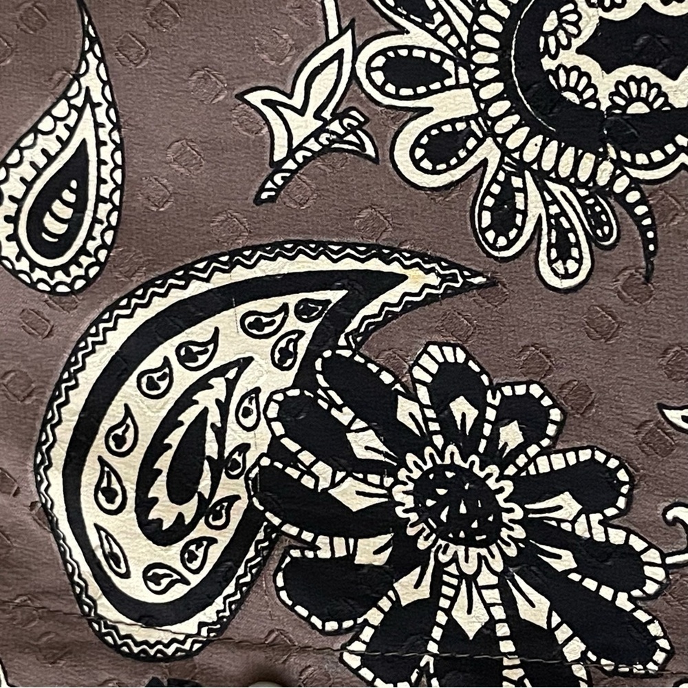 VTG Burberrys Regular Fit Paisley Silk Shirt Y2K quiet luxury - Picture 9 of 10